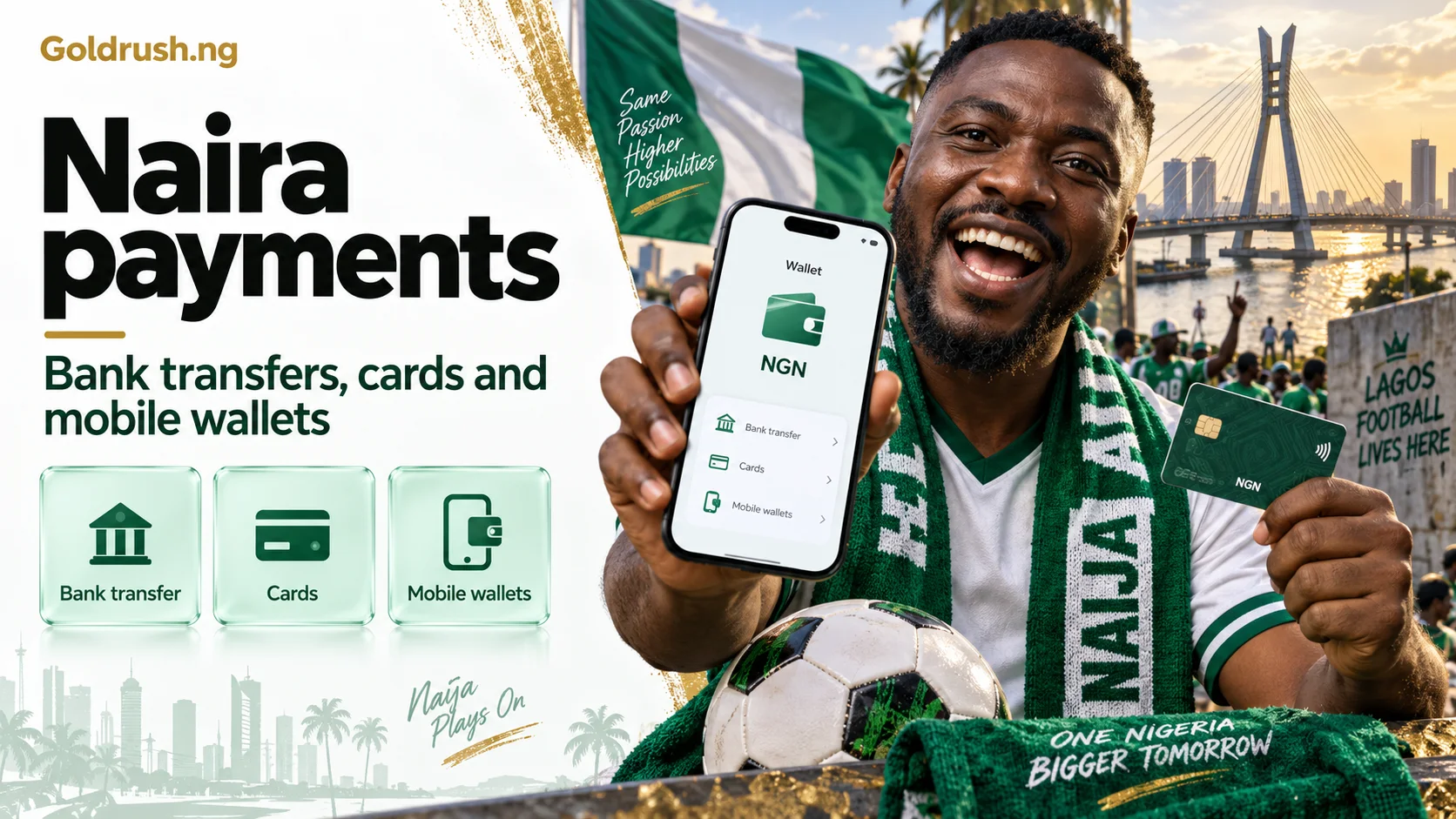 Naira deposits with bank transfer, OPay and PalmPay